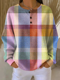 Hannah | Cozy and Elegant Waffle Knit Sweater for Women