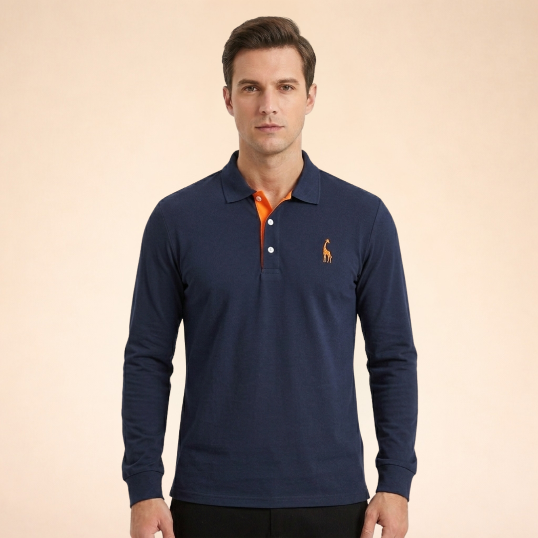 Aurelius | Herren Poloshirt Langarm – Elegant, Bequem & Vielseitig 0