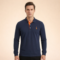 Alexander | Lässiges Langarm-Poloshirt