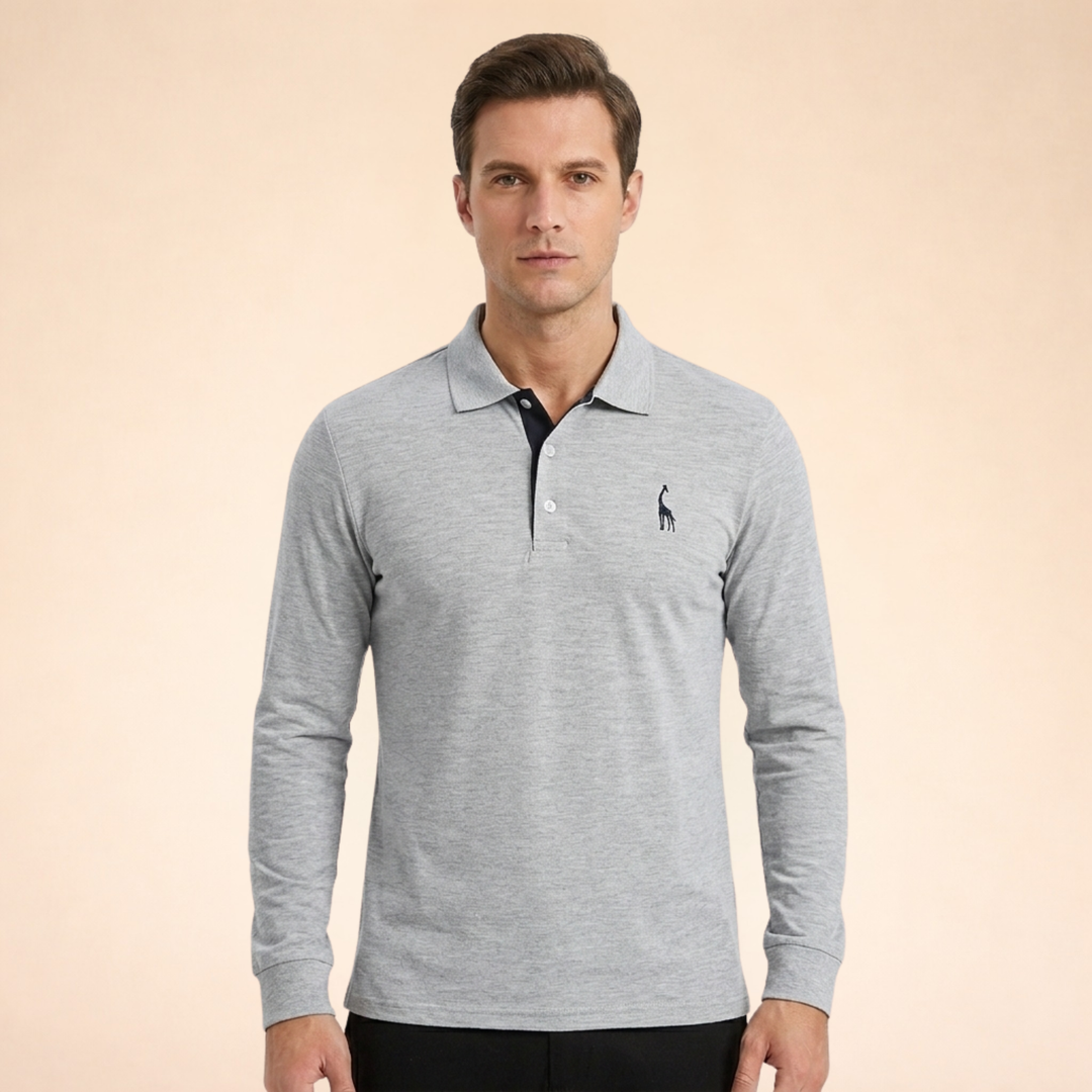 Aurelius | Herren Poloshirt Langarm – Elegant, Bequem & Vielseitig 4