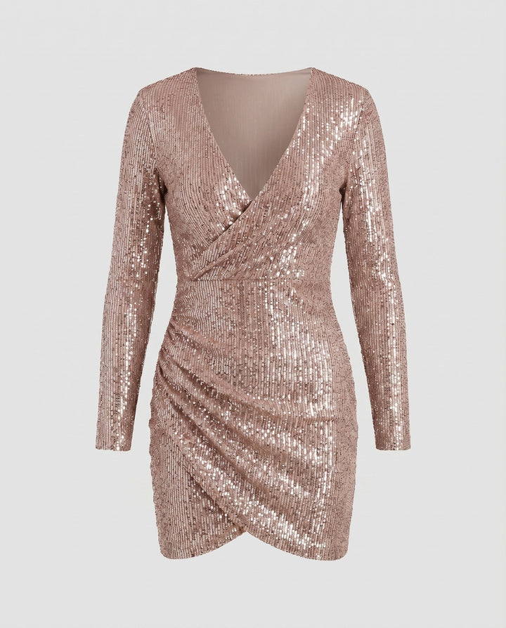 Aveline | Wickelkleid Festlich Elegant Figurbetont Damen Modern 10