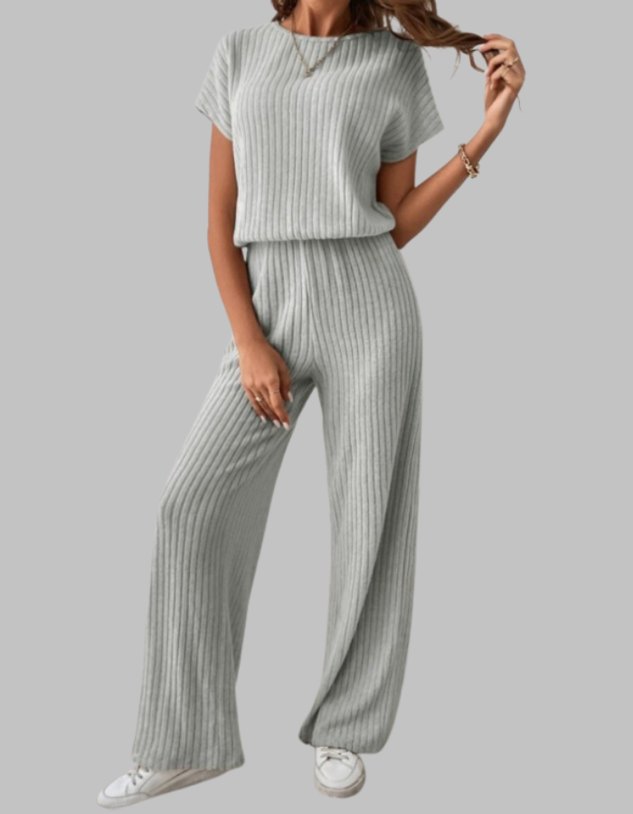 Bara | Elegantes, Bequemes & Modernes Zweiteiliges Set mit Weitem Bein 5