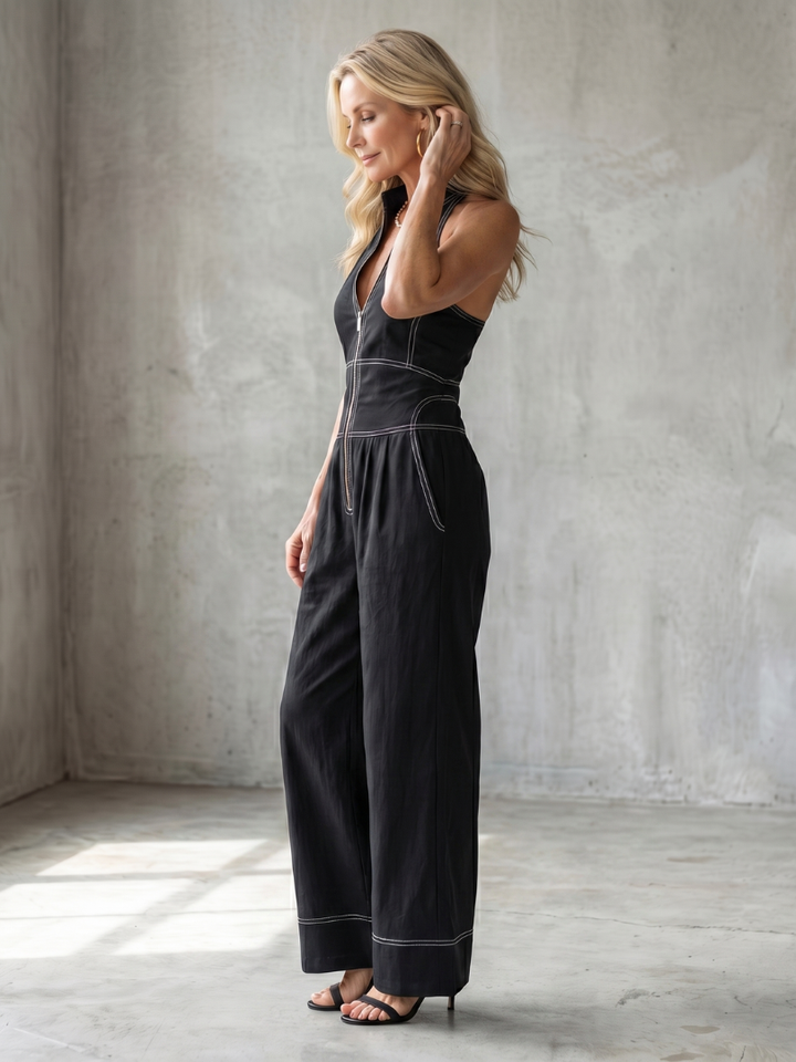 Bela | Eleganter, Luftiger Damen Jumpsuit – Festlich &amp; Weites Bein für Sommeranlässe 1