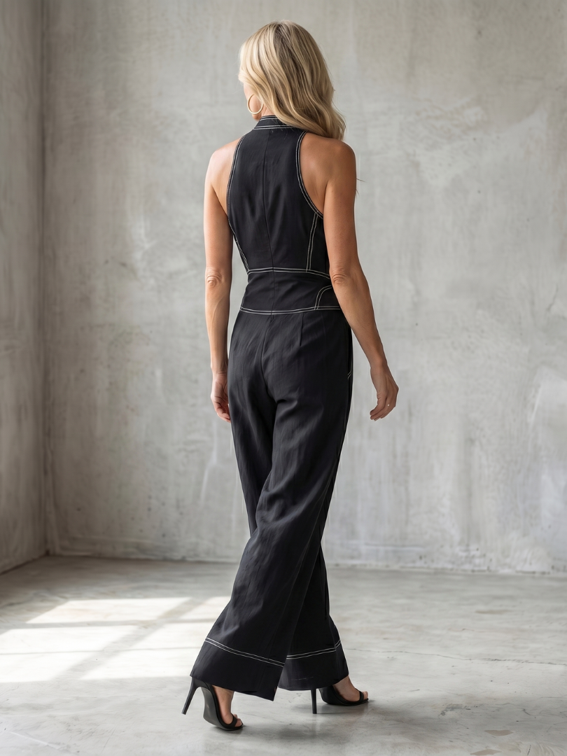 Bela | Eleganter, Luftiger Damen Jumpsuit – Festlich &amp; Weites Bein für Sommeranlässe 3