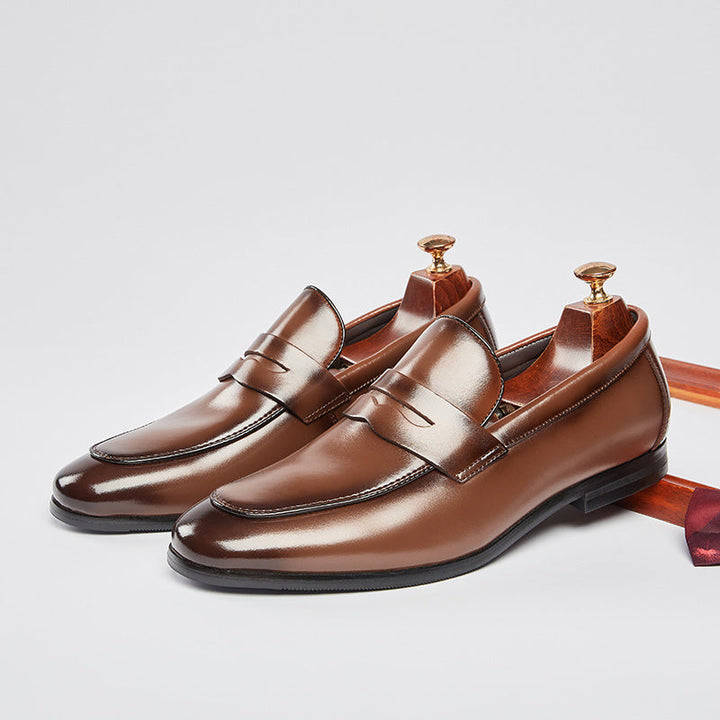 Benson | Elegante Hochglanz Oxford-Loafer für Herren 0