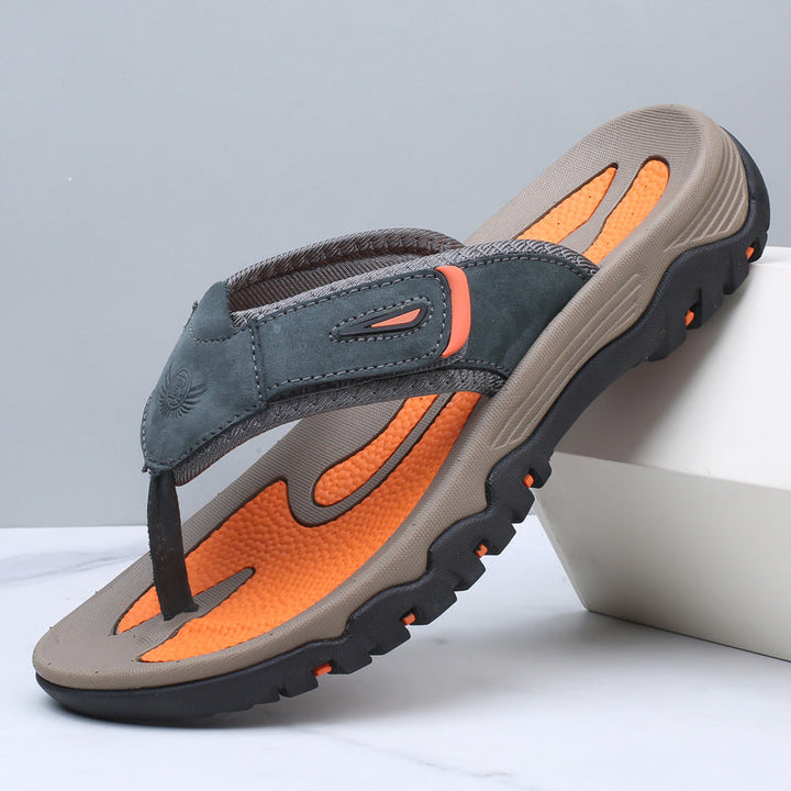 Brelio | Elegante Komfort Ledersandalen 5