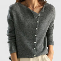Laura | Elegant Cardigan with Button Placket for Women