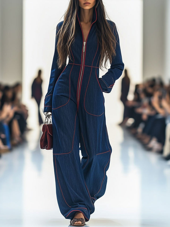 Camila | Moderner und stilvoller Jumpsuit mit weitem Bein 0