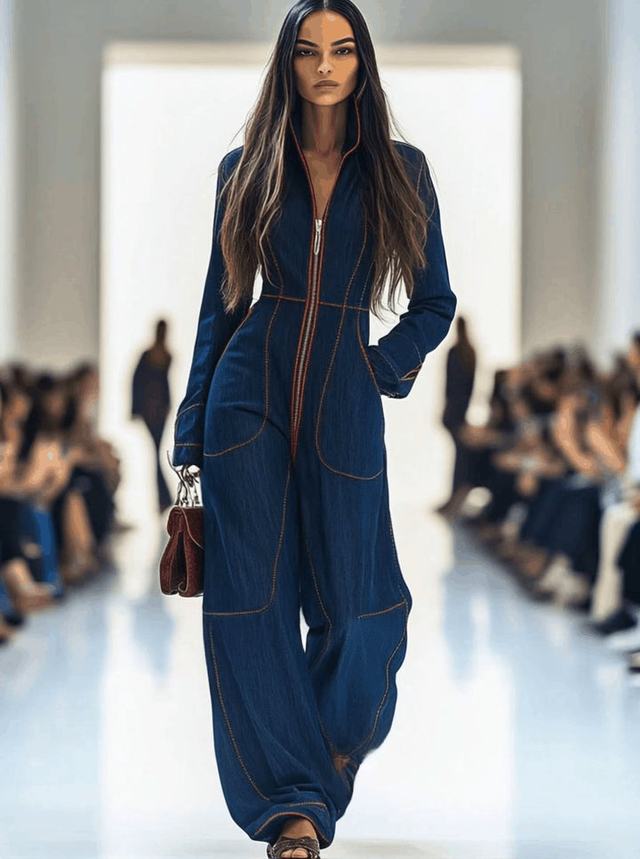 Camila | Moderner und stilvoller Jumpsuit mit weitem Bein 1