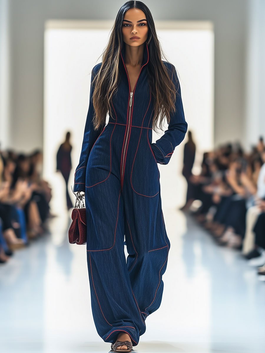 Camila | Moderner und stilvoller Jumpsuit mit weitem Bein 2