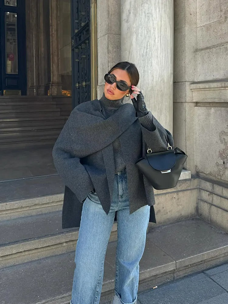 Carla | Eleganter und stilvoller Cape Mantel 2