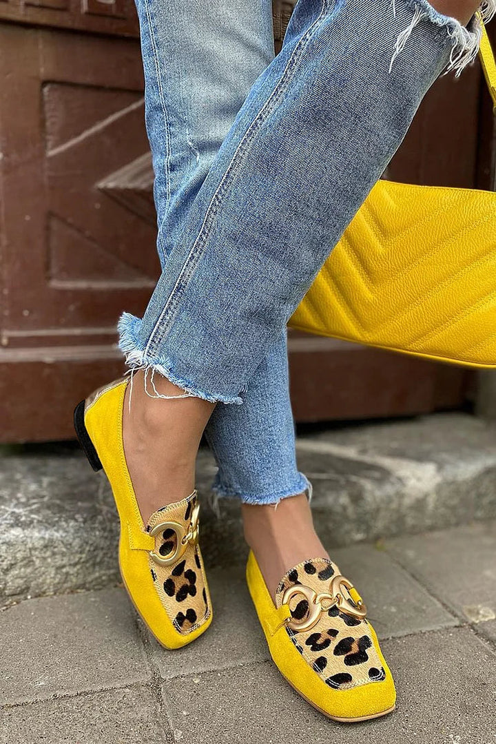 Cavari | Eleganter Animal-Print Loafer 1