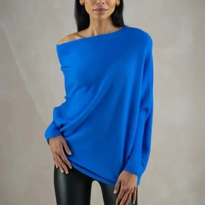 Celestina | Eleganter, Bequemer &amp; Vielseitiger Schulterfreier Damenpullover 11