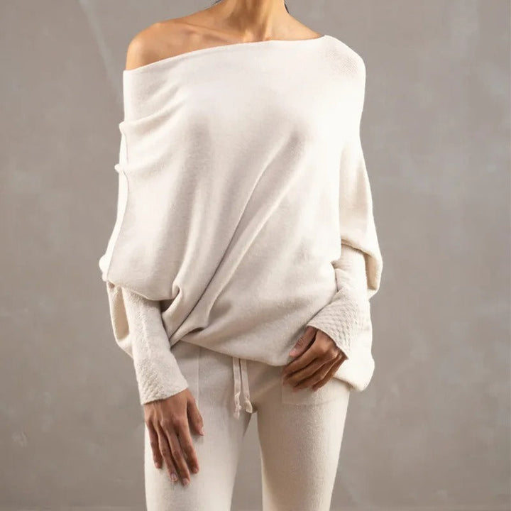 Celestina | Eleganter, Bequemer &amp; Vielseitiger Schulterfreier Damenpullover 7