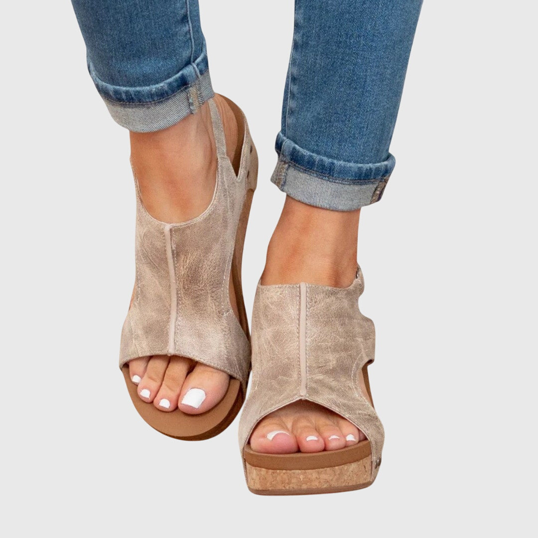 Celia | Bequeme, Atmungsaktive Damen Sandalen mit Keilabsatz für den Sommer 0