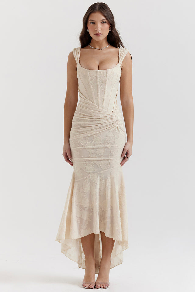 Celina | Abendkleid Abendkleider Lang Elegant Ärmellos Figurbetont 7