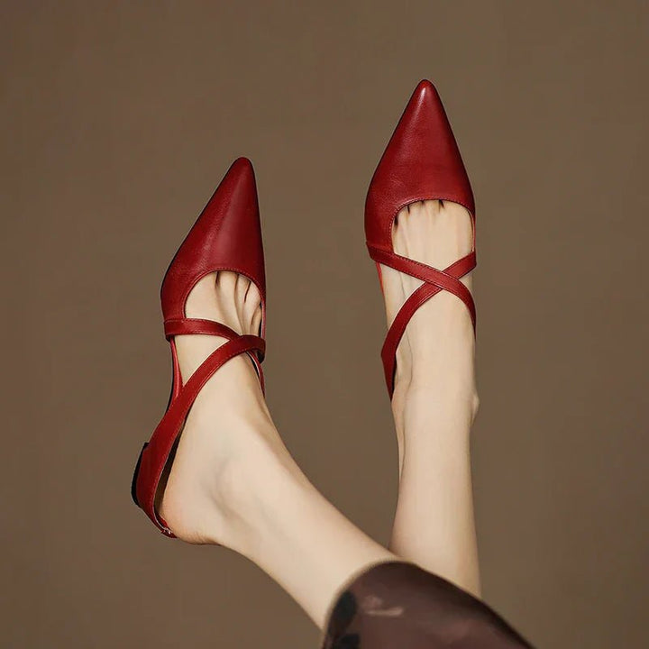 Clara | Elegante Mules Damen mit Absatz – Stilvolle Leder Mule Schuhe für jeden Anlass 5