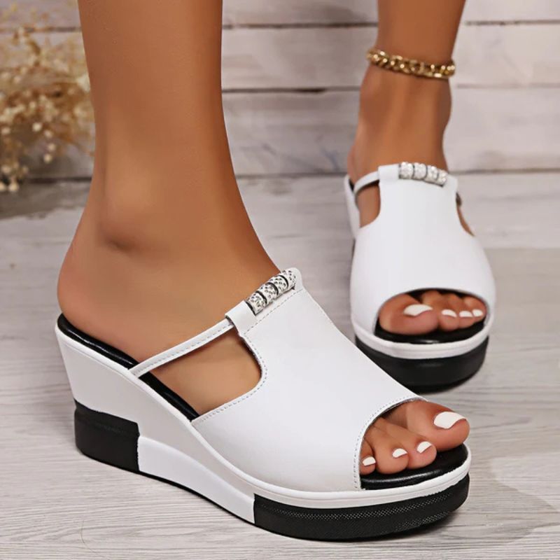 Clara | Elegante Plateau Sandalen Damen – Bequem, Schwarz & Vielseitig für Sommerlooks 4