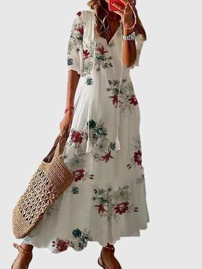 Clara | Elegantes, Leichtes &amp; Feminines Damenkleid – Boho Vintage Stil für Hochzeitsgäste &amp; Sommeranlässe 5