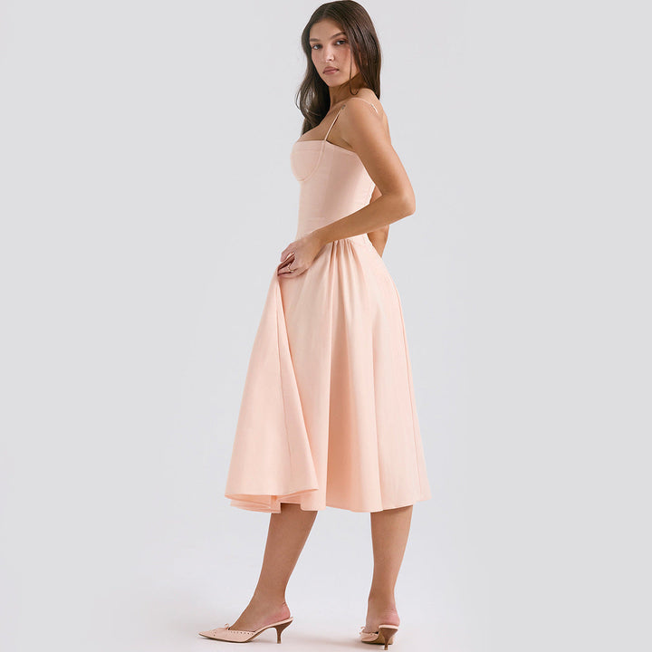 Claudia | Bequemes und vielseitiges Sommer-Midi-Kleid 3