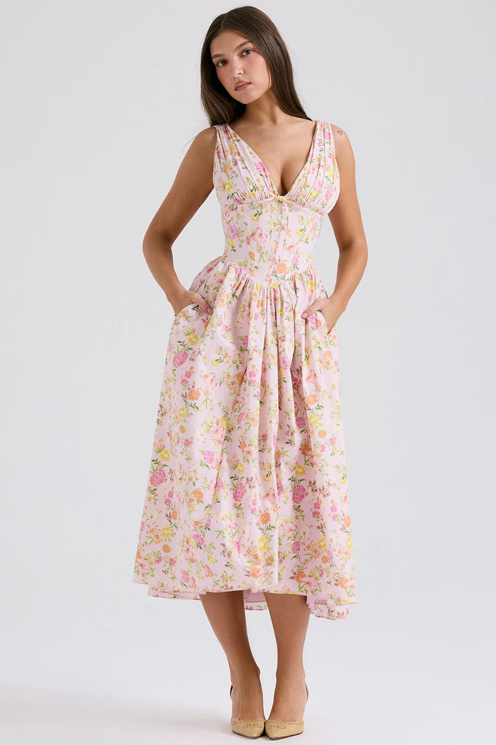 Claudia | Luftiges & Stilvolles Sommer Hochzeitsgästekleid 1