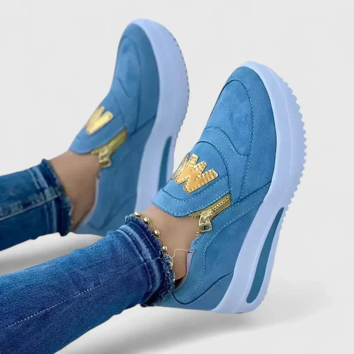 Cleo | Bequeme, Stilvolle &amp; Moderne Plateau-Slip-On-Sneaker 7