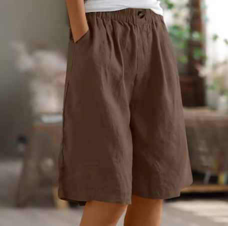 Cleo | Damen Shorts Kurze Hosen Oversize Lässig Sommer Stil 12