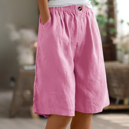 Cleo | Damen Shorts Kurze Hosen Oversize Lässig Sommer Stil 4