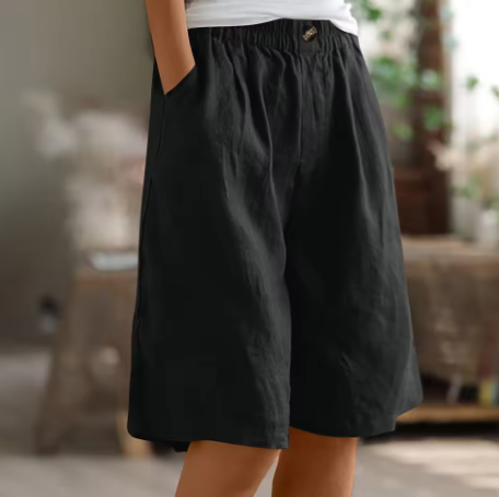Cleo | Damen Shorts Kurze Hosen Oversize Lässig Sommer Stil 9