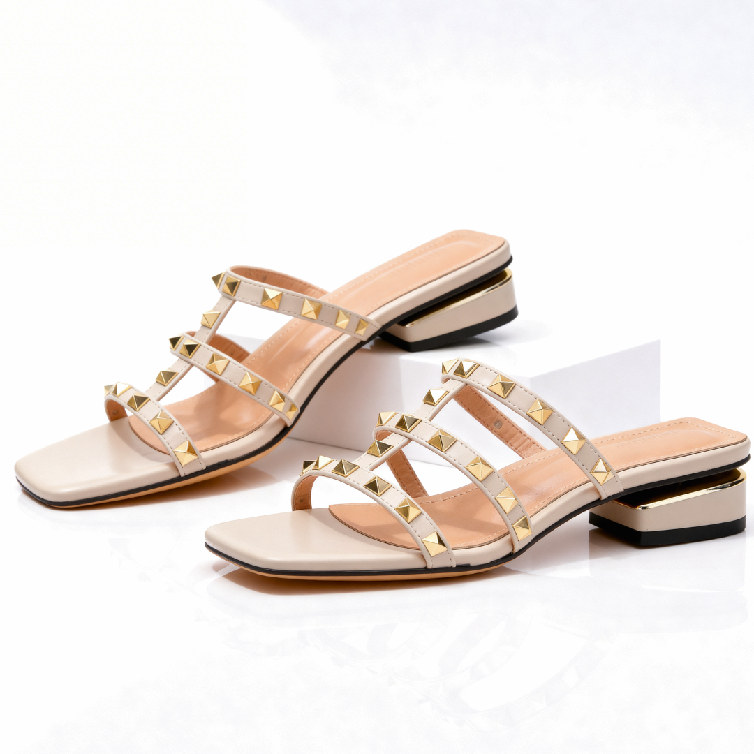 Cylara | Elegante Sandalen mit Nieten für zeitlosen Glamour 4