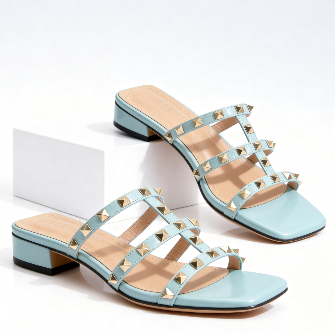 Cylara | Elegante Sandalen mit Nieten für zeitlosen Glamour 5