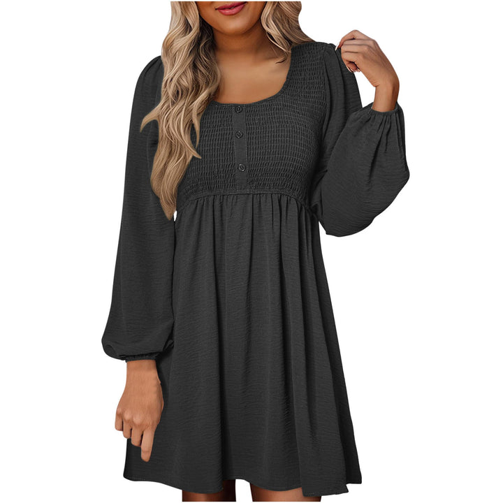 Daisy | Romantisches, Gesmoktes Minikleid Schwarz – Elegant für Sommerliche Anlässe 1