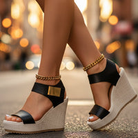 Andrea | Bequeme Keilsandalen mit orthopädischem Komfort
