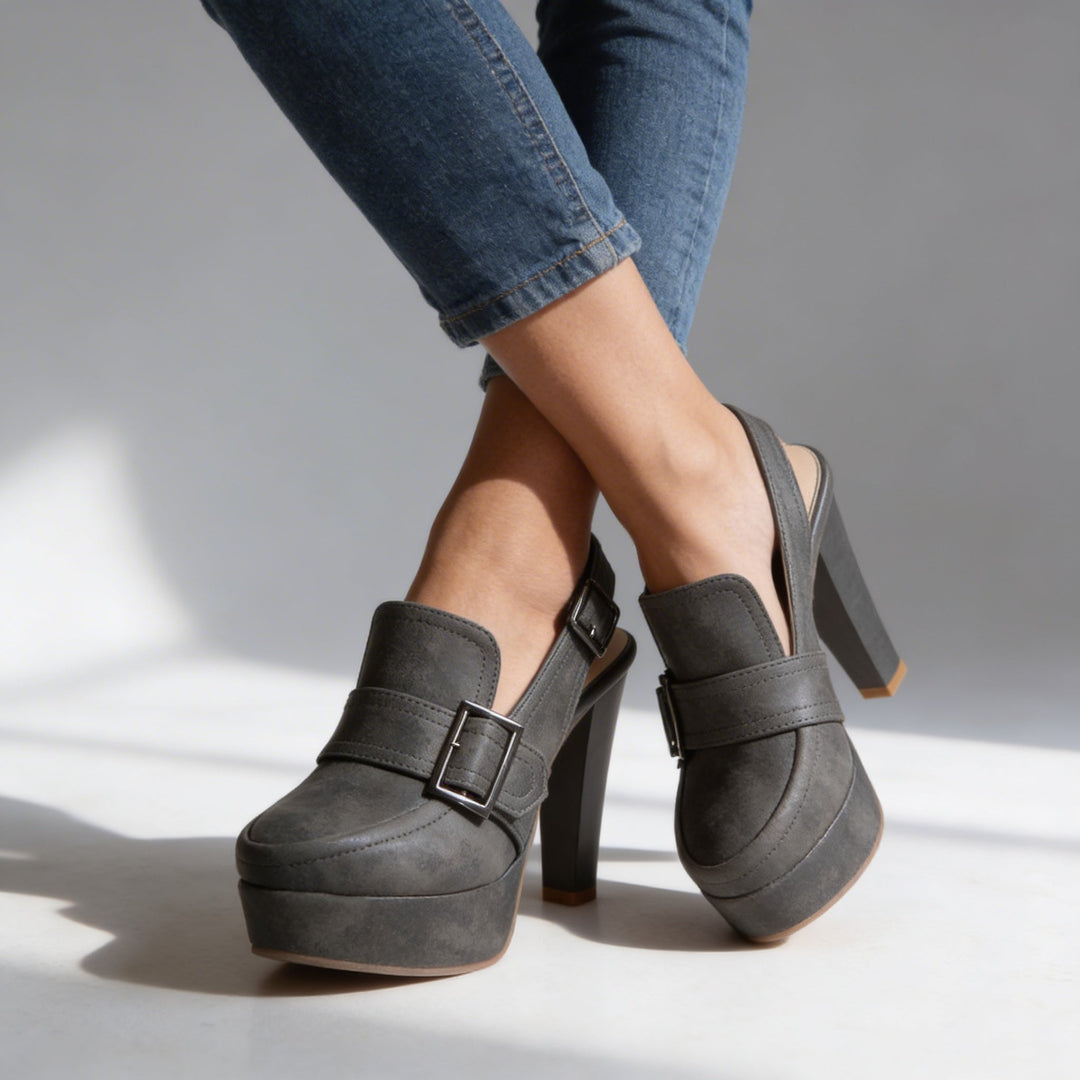 Dalia | Damen Schuhe Schuhe Damen Plateau Slingback Elegant Komfortabel 7
