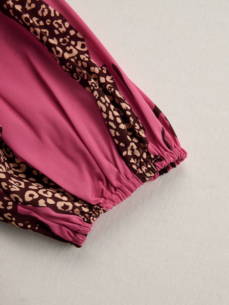 Dalia | Eleganter, Bequemer & Auffälliger Damen Jumpsuit mit Leopardenmuster 5