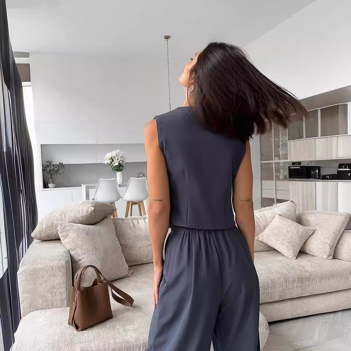 Damen elegante Weste mit komfortablem Schnitt Drune 3
