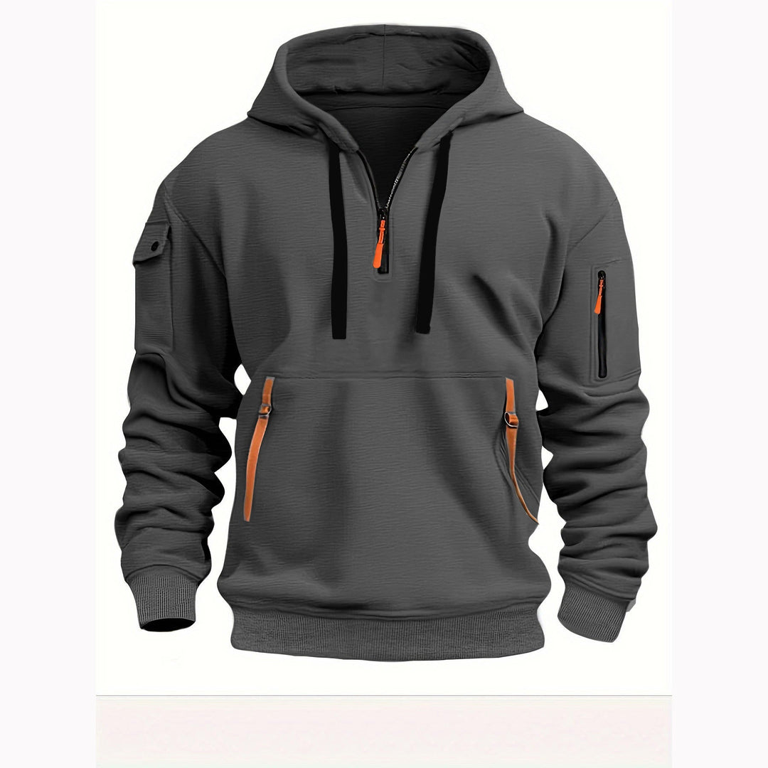Dario | Herren Kapuzenpullover – Zip Hoodie, Bequem & Atmungsaktiv 3