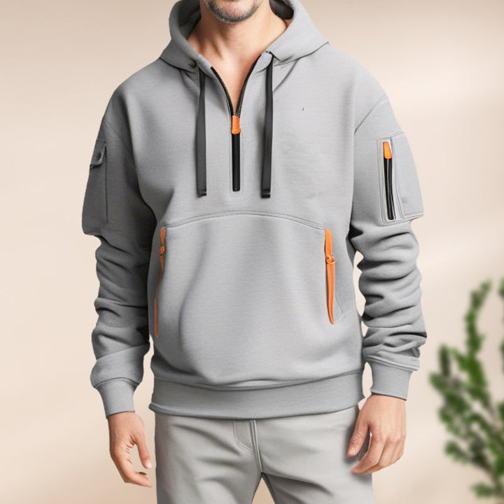 Dario | Herren Kapuzenpullover – Zip Hoodie, Bequem & Atmungsaktiv 8