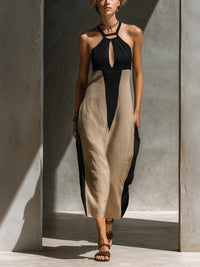 Annett | Elegantes Midi-Neckholder-Kleid für sommerliche Momente