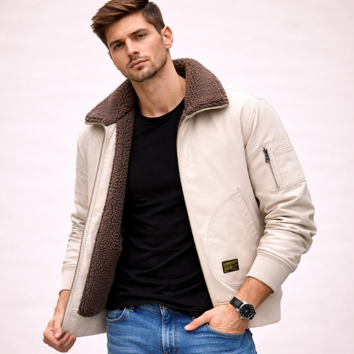 Dieter | Warme und stylische Bomberjacke 2