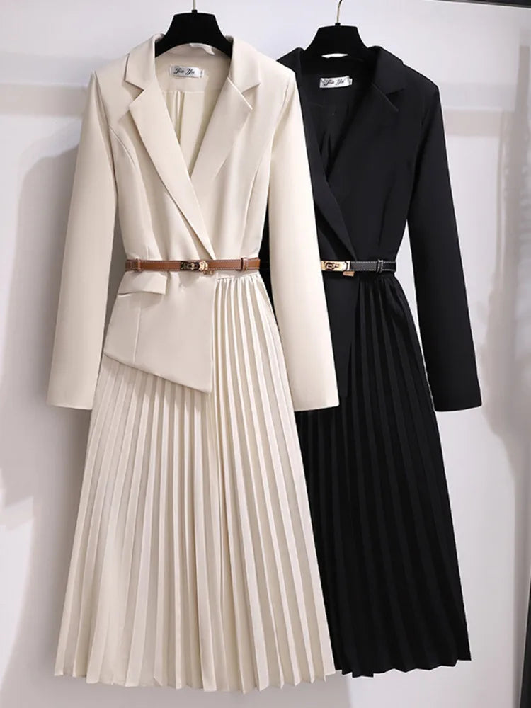Dorella | Elegantes Midikleid mit Plissee und Gürtel – Festlich & Vielseitig für Damen 4