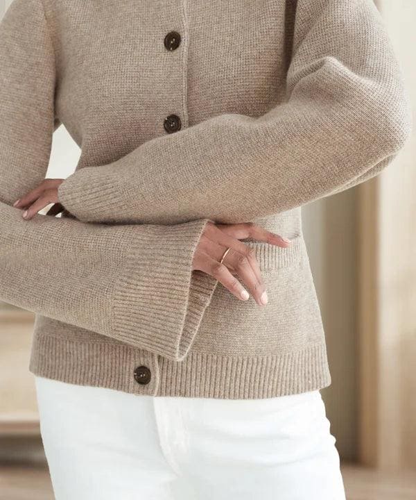 Drune | Up Weste Stilvoll Wollmix Gestrickte Weste Damen Strickware 7