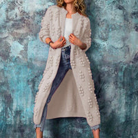 Laura | Eleganter Und Langer Strickjacke Im Trench-Stil