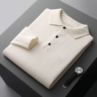 Ethan | Eleganter Strick-Polo Pullover Für Herren Mit Zeitlosem Stil