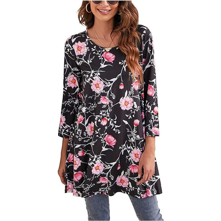 Elena | Stilvolles und bequemes Boho Swing Tunika Top 11