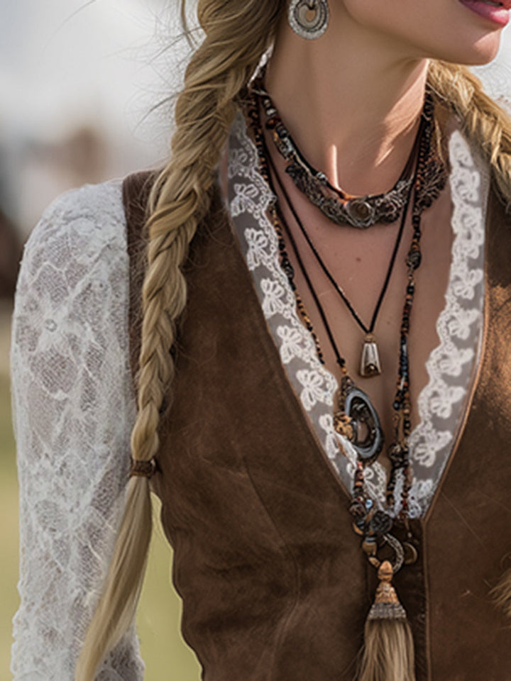 Elowen | Elegante, Feminine &amp; Taillierte Damen-Westenbluse 3