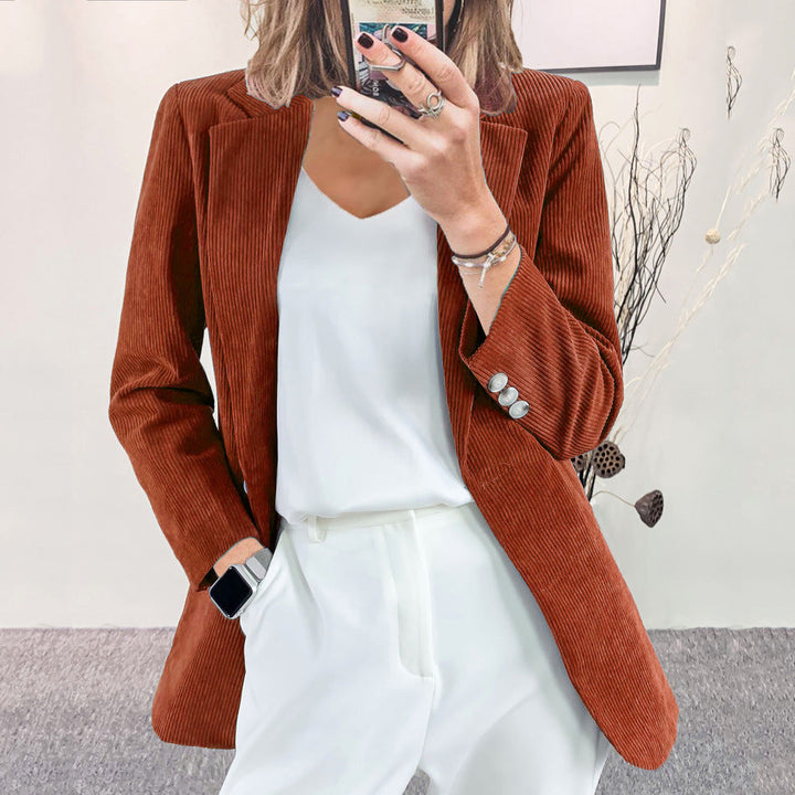 Elysia | Eleganter, Zeitloser &amp; Bequemer Damen Cord-Blazer 1