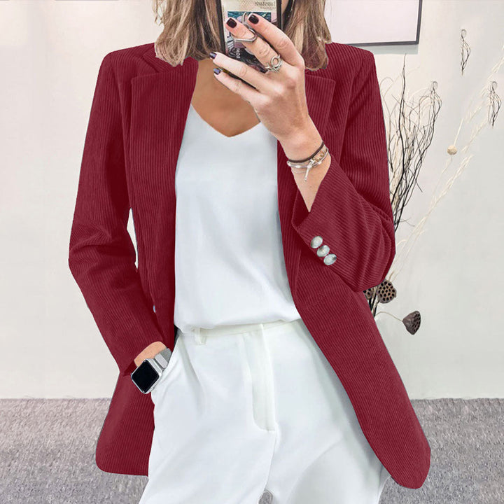 Elysia | Eleganter, Zeitloser &amp; Bequemer Damen Cord-Blazer 3