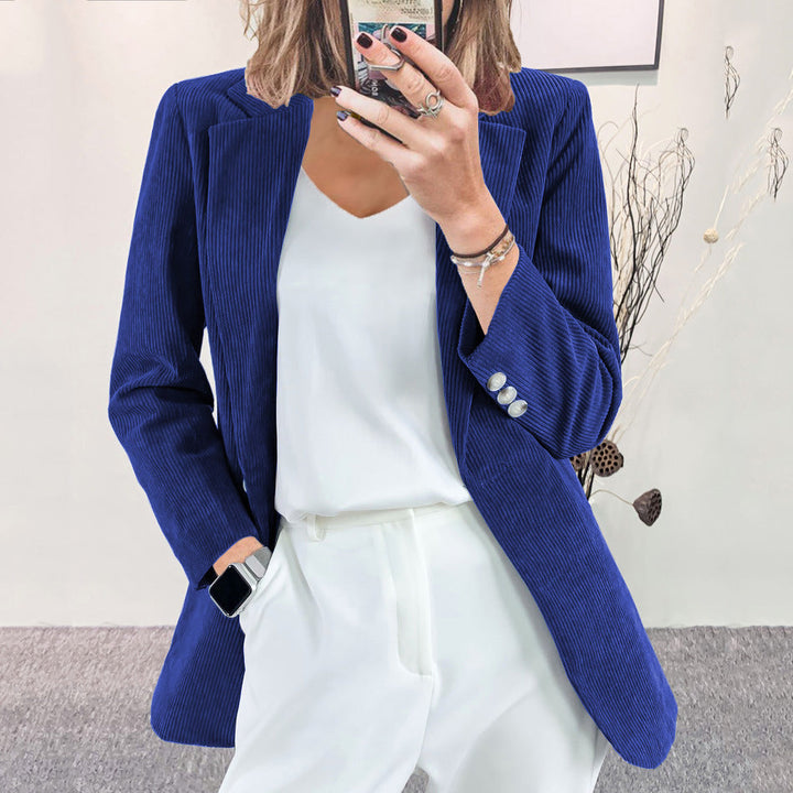 Elysia | Eleganter, Zeitloser &amp; Bequemer Damen Cord-Blazer 5