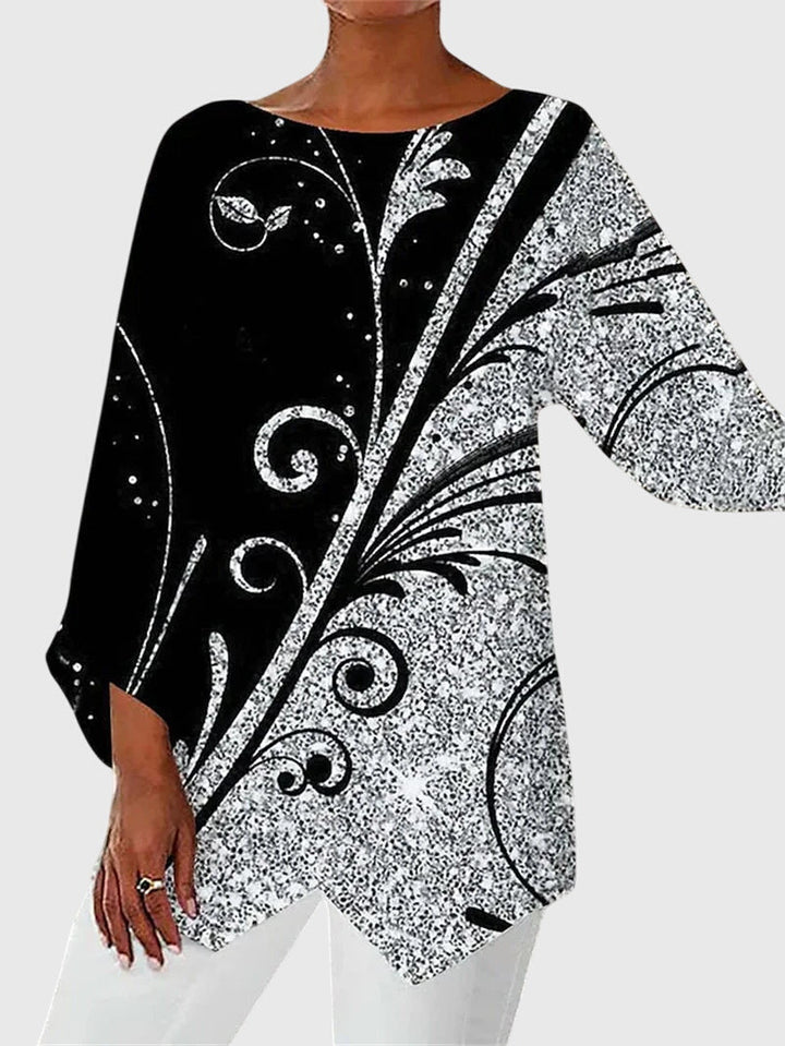 Elysia | Elegantes, Asymmetrisches Damenoberteil mit Schmetterlingsdruck 5